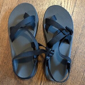 Chaco Black and Gray Sandals
